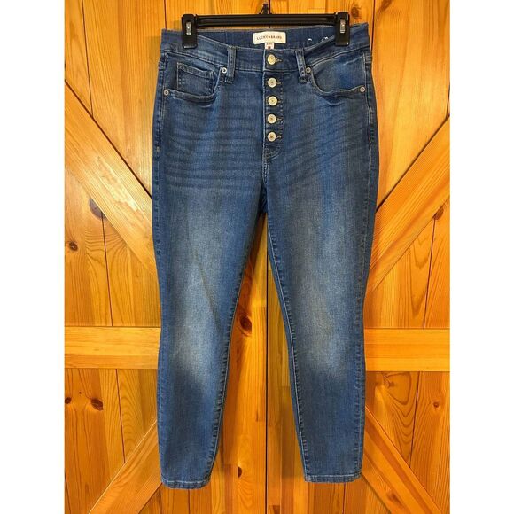 Lucky Brand Bridgette Skinny High Rise Button Fly Ankle Jeans Size 8/29A (5388) - Picture 1 of 11